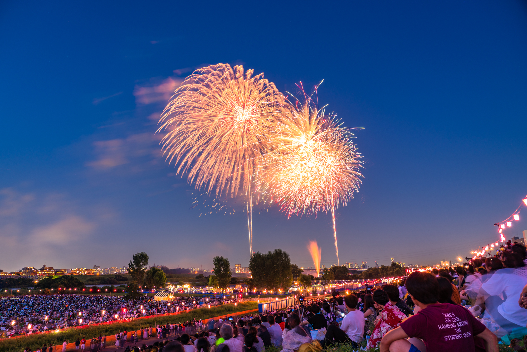 花火大会の様子