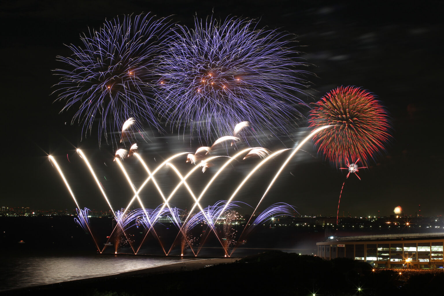 花火大会の様子