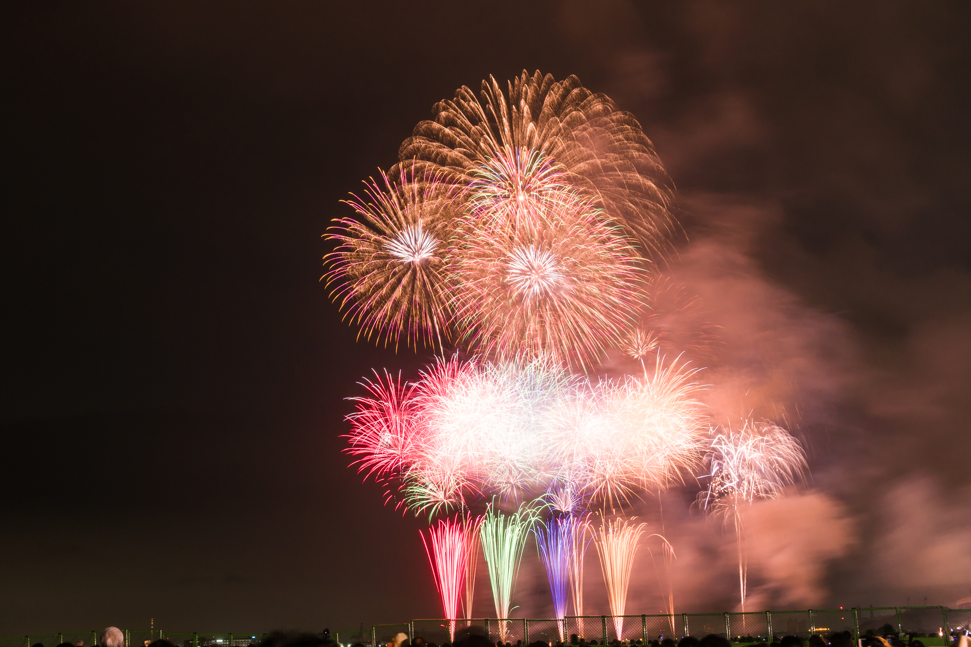 花火大会の様子