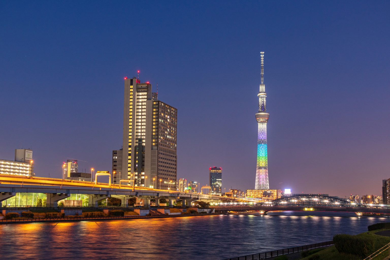 スカイツリー 夜