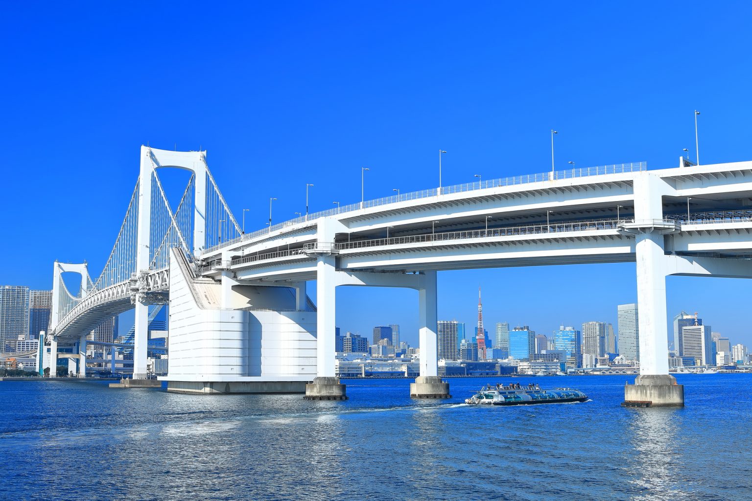 レインボーブリッジとクルーザー