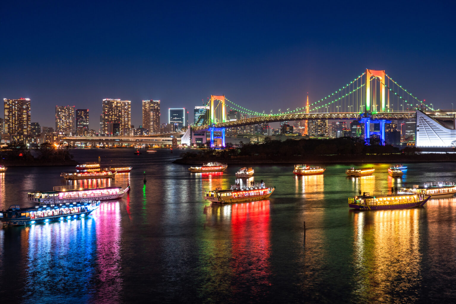 レインボーブリッジの夜景