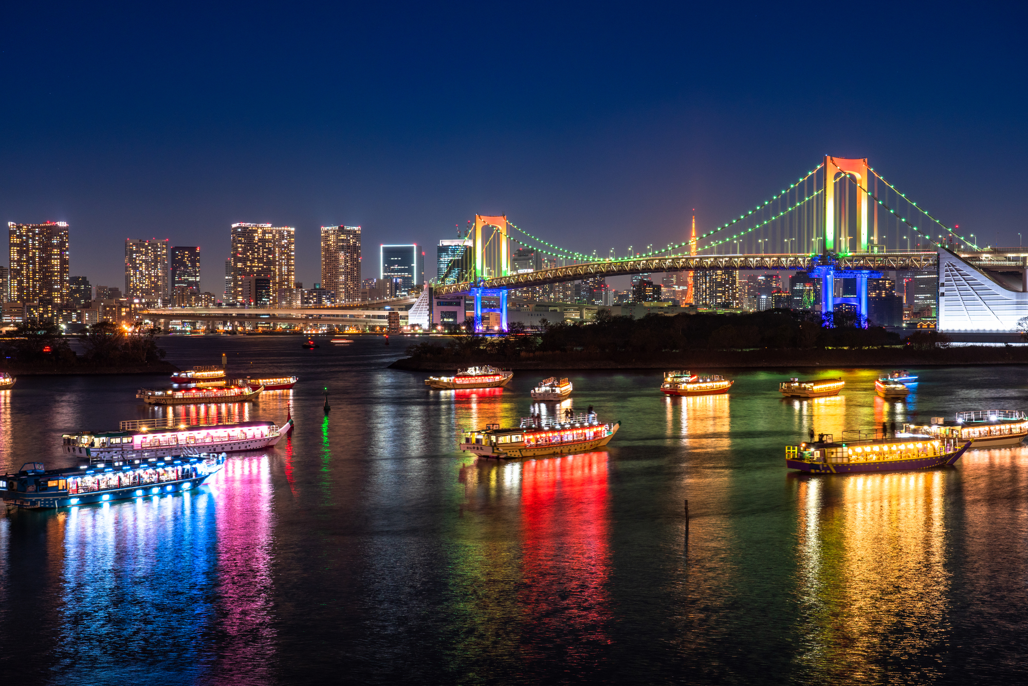 レインボーブリッジの夜景