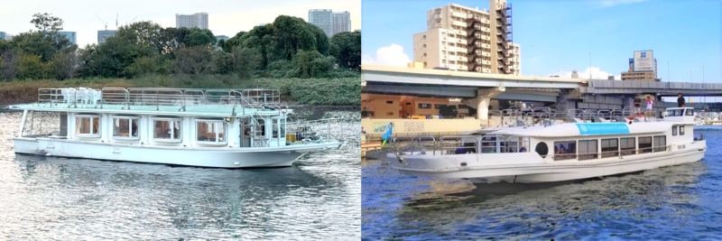 オリエンタル号とオリエンタルノア号の外観