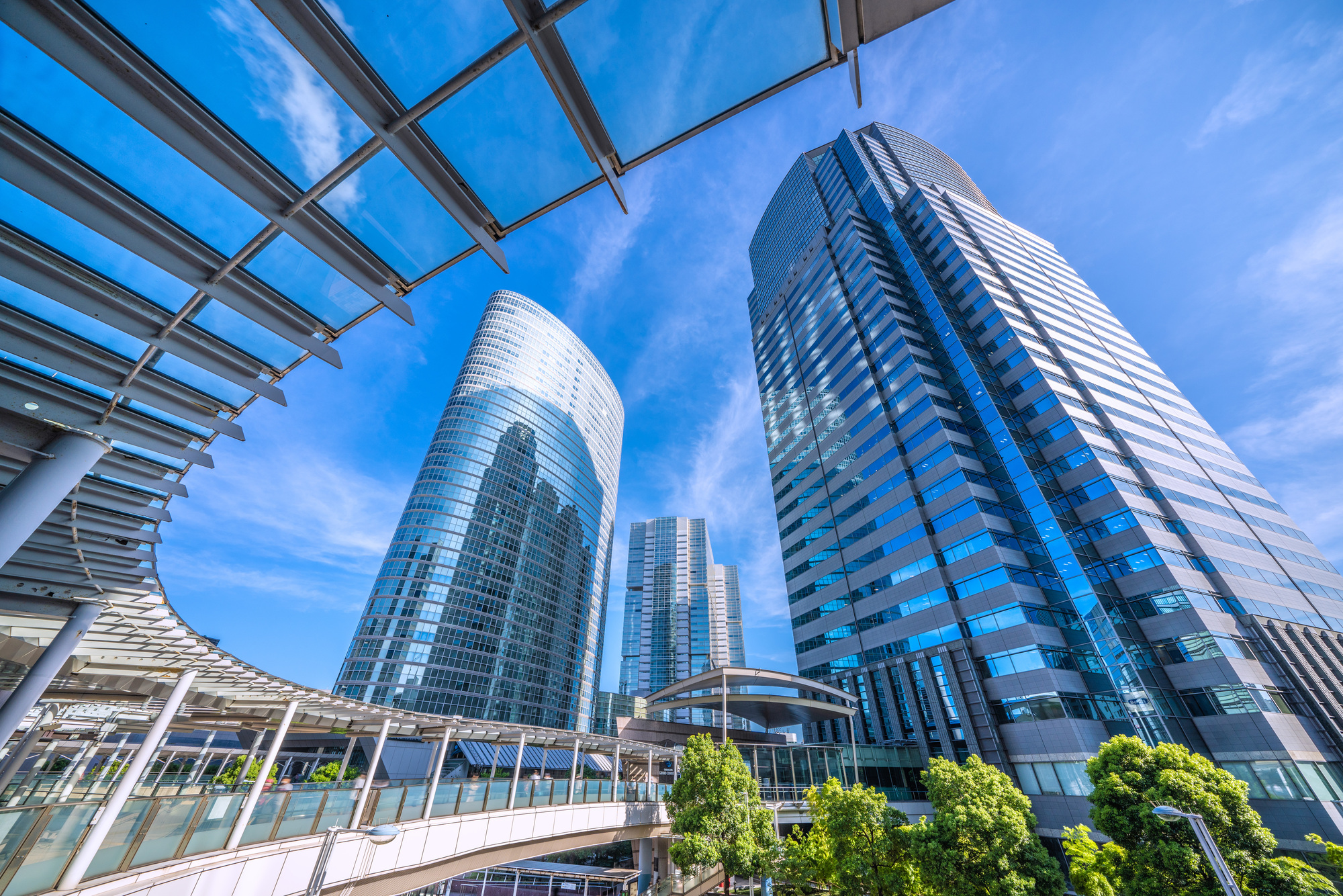 品川駅周辺のビル