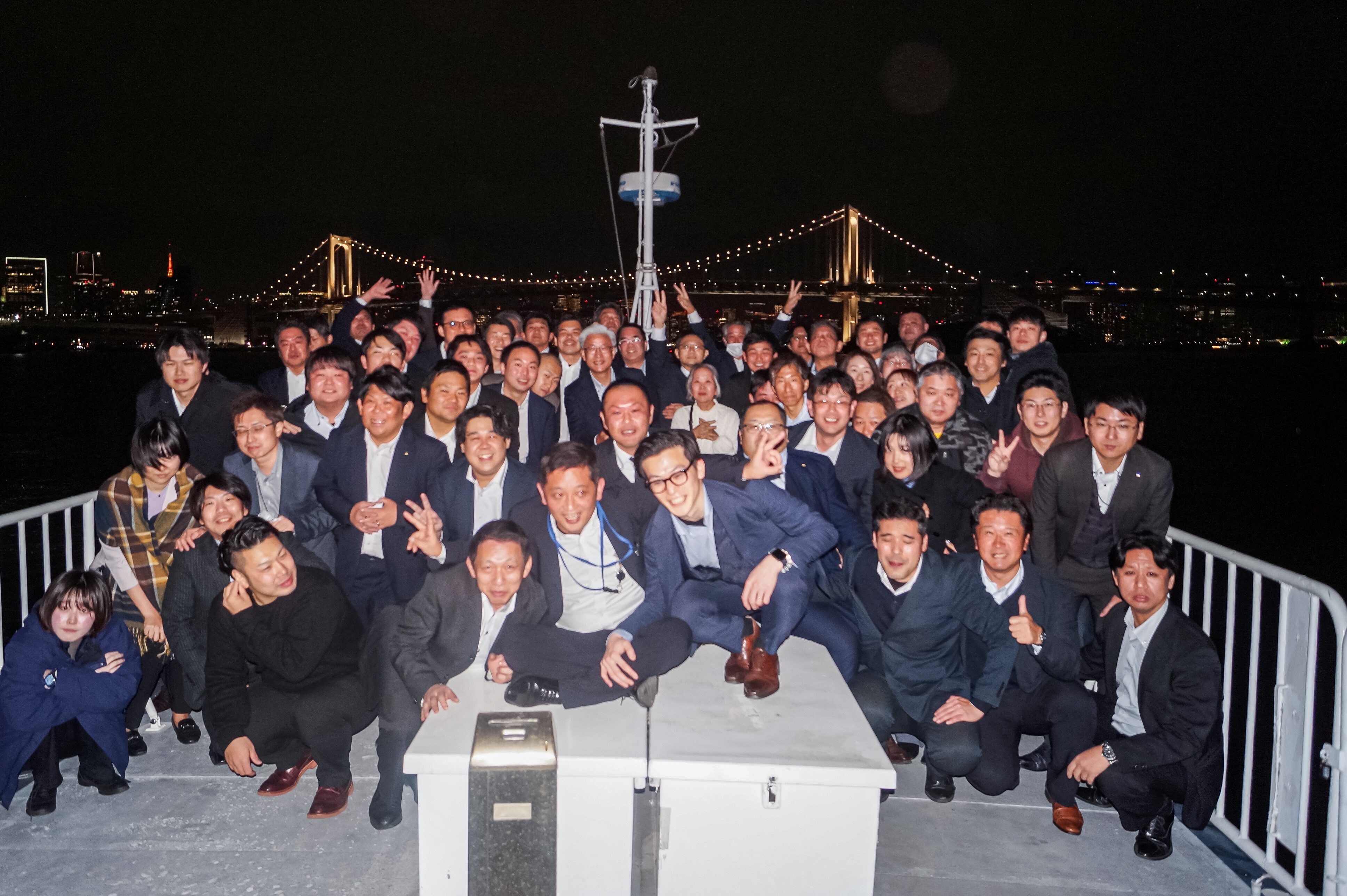 デッキ集合写真