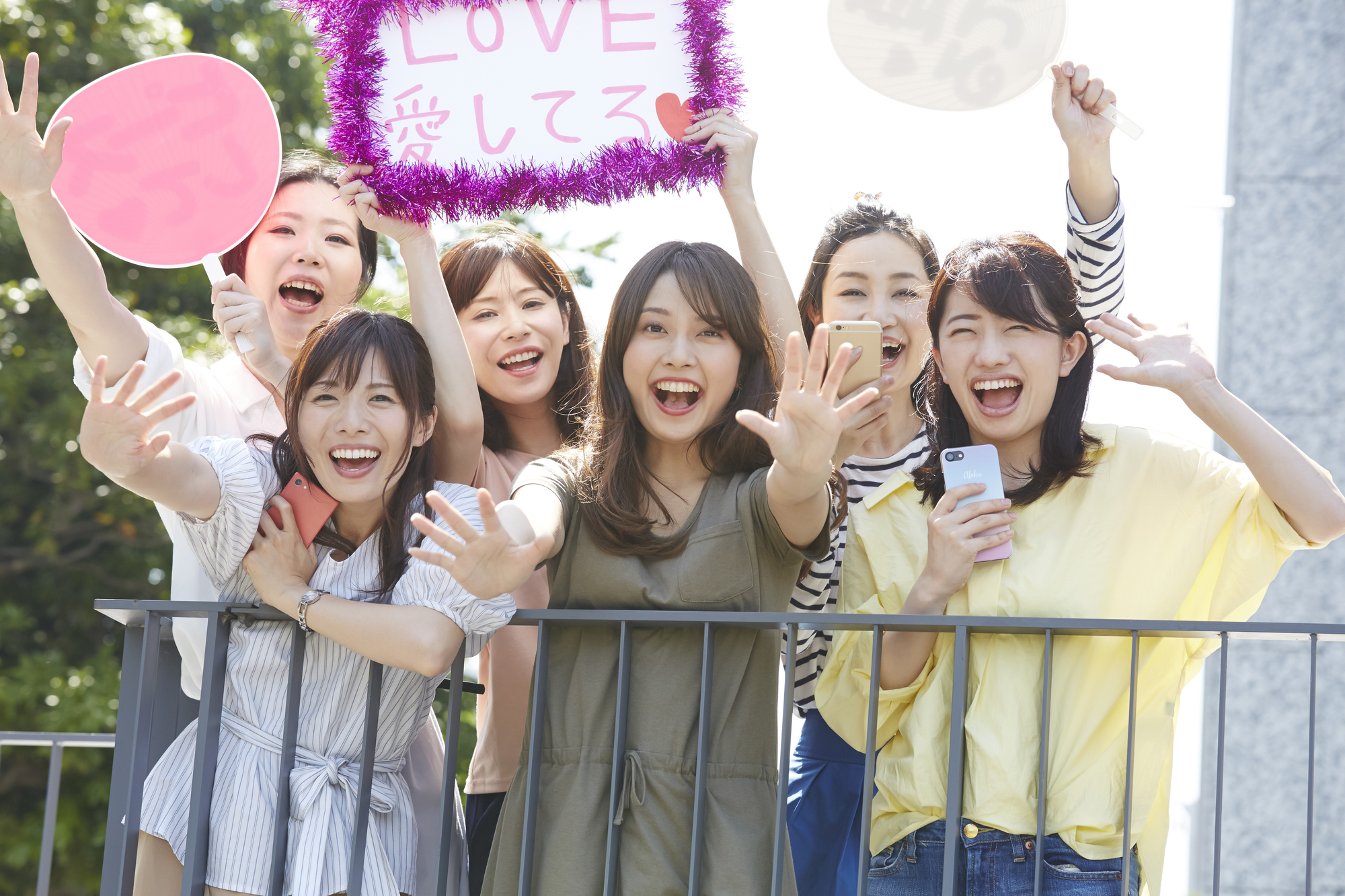 ファンが盛り上がる様子