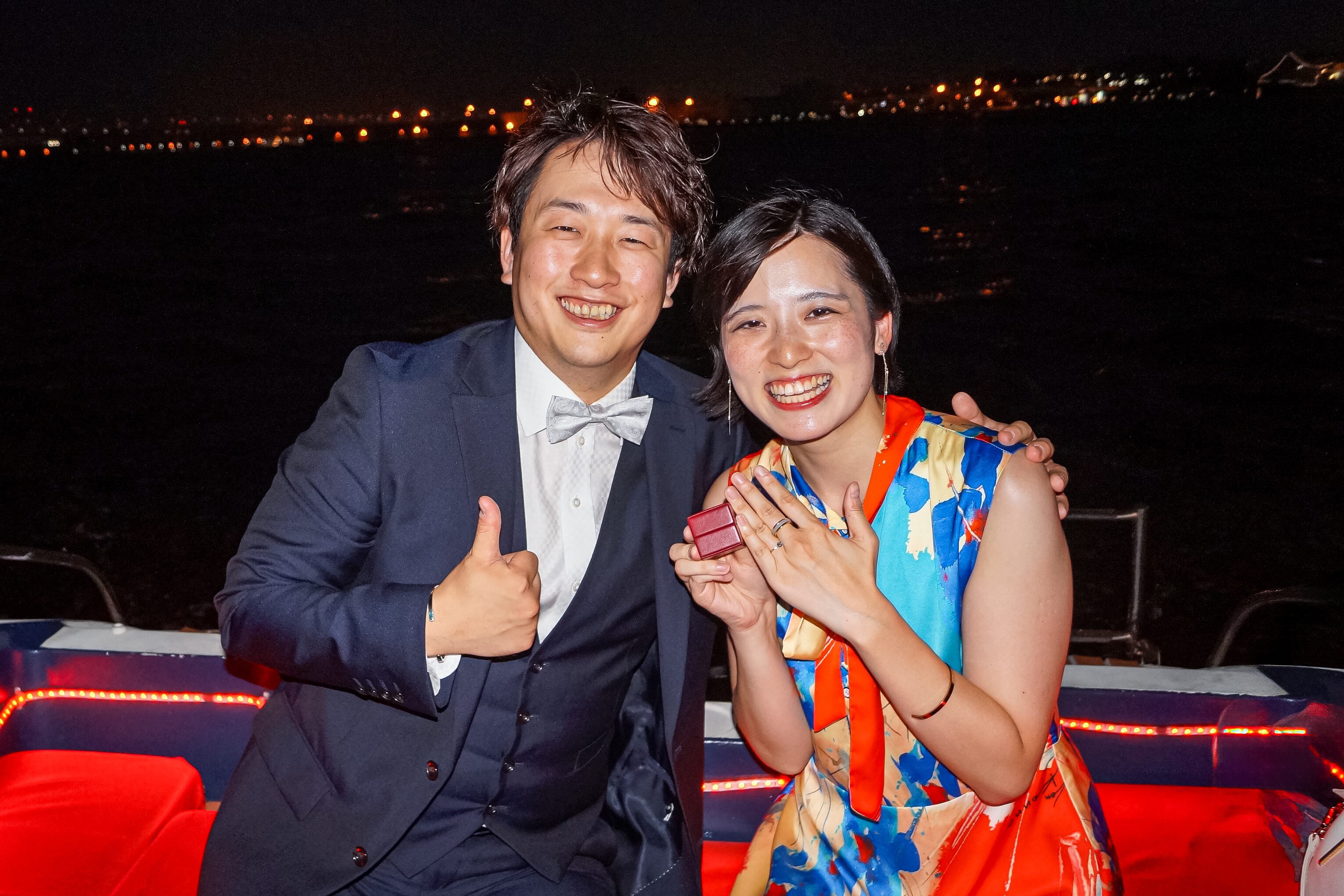 プロポーズ　記念写真