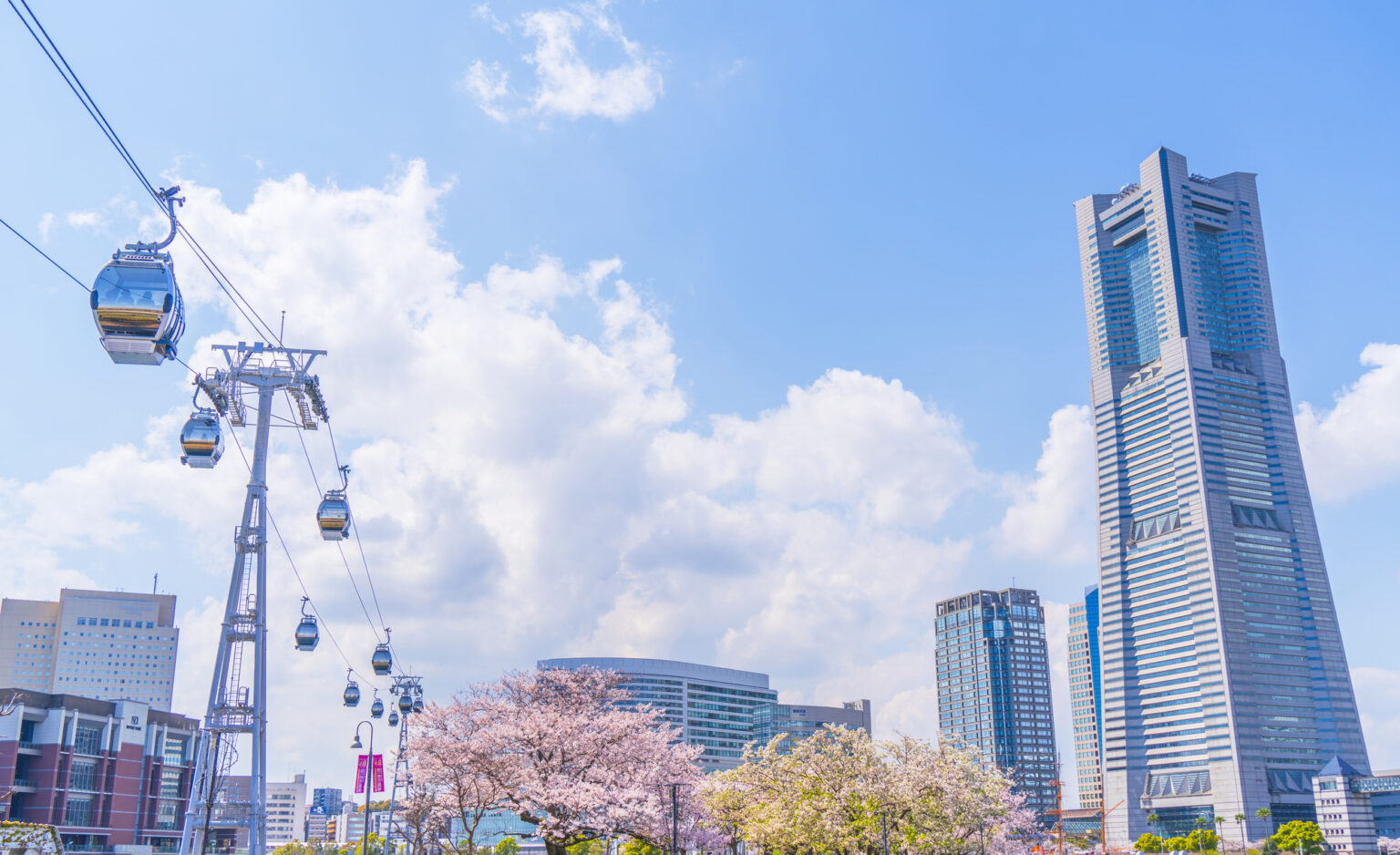 横浜みなとみらいの風景
