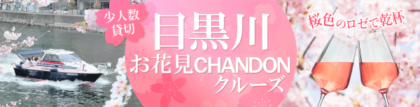目黒川お花見chandonクルーズ