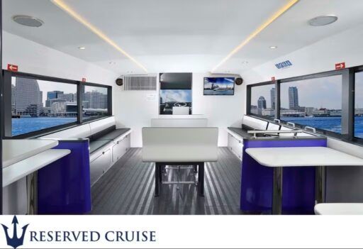 ジェットセイラー　船内後方から